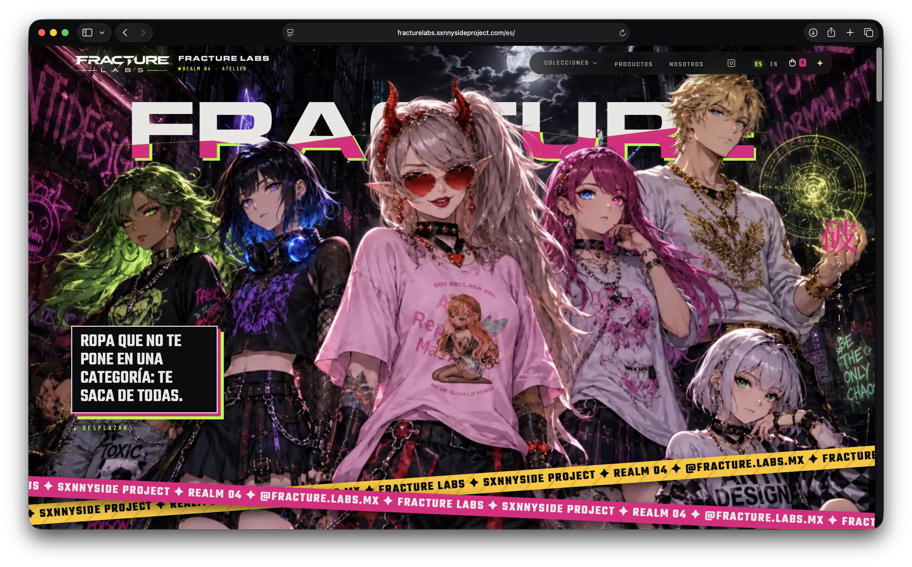 Fracture Labs Website