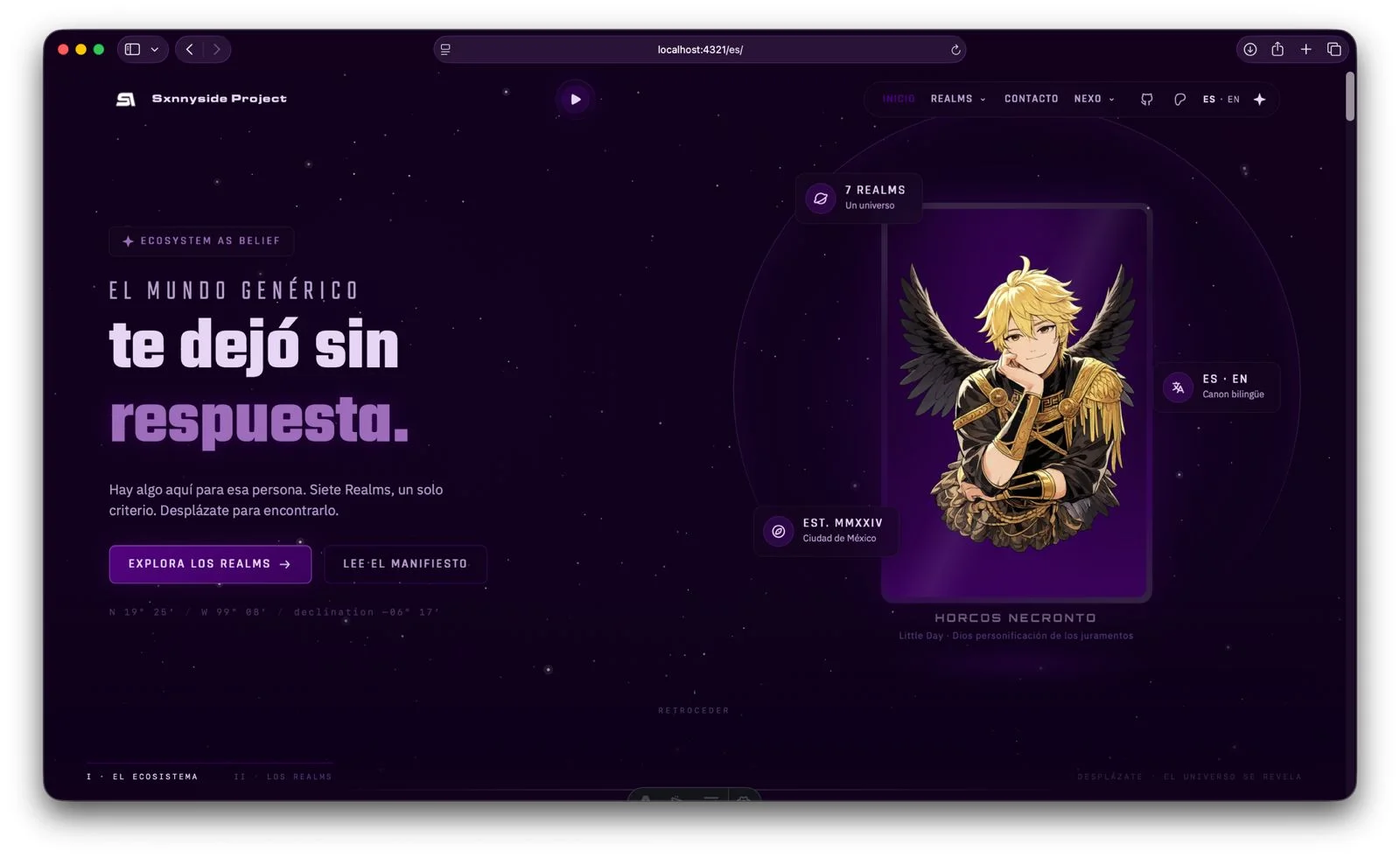 Sxnnyside Project Website