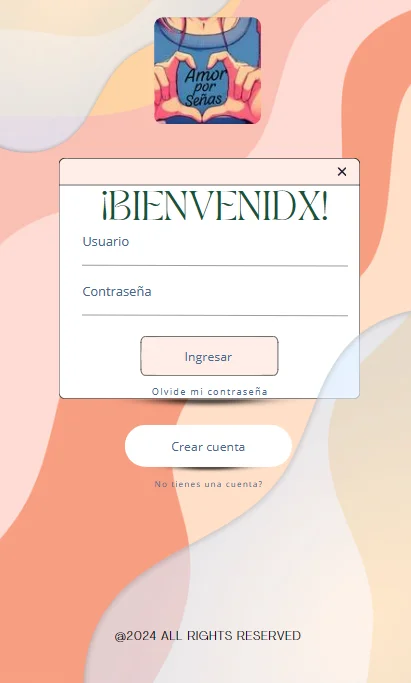 Amor por señas
