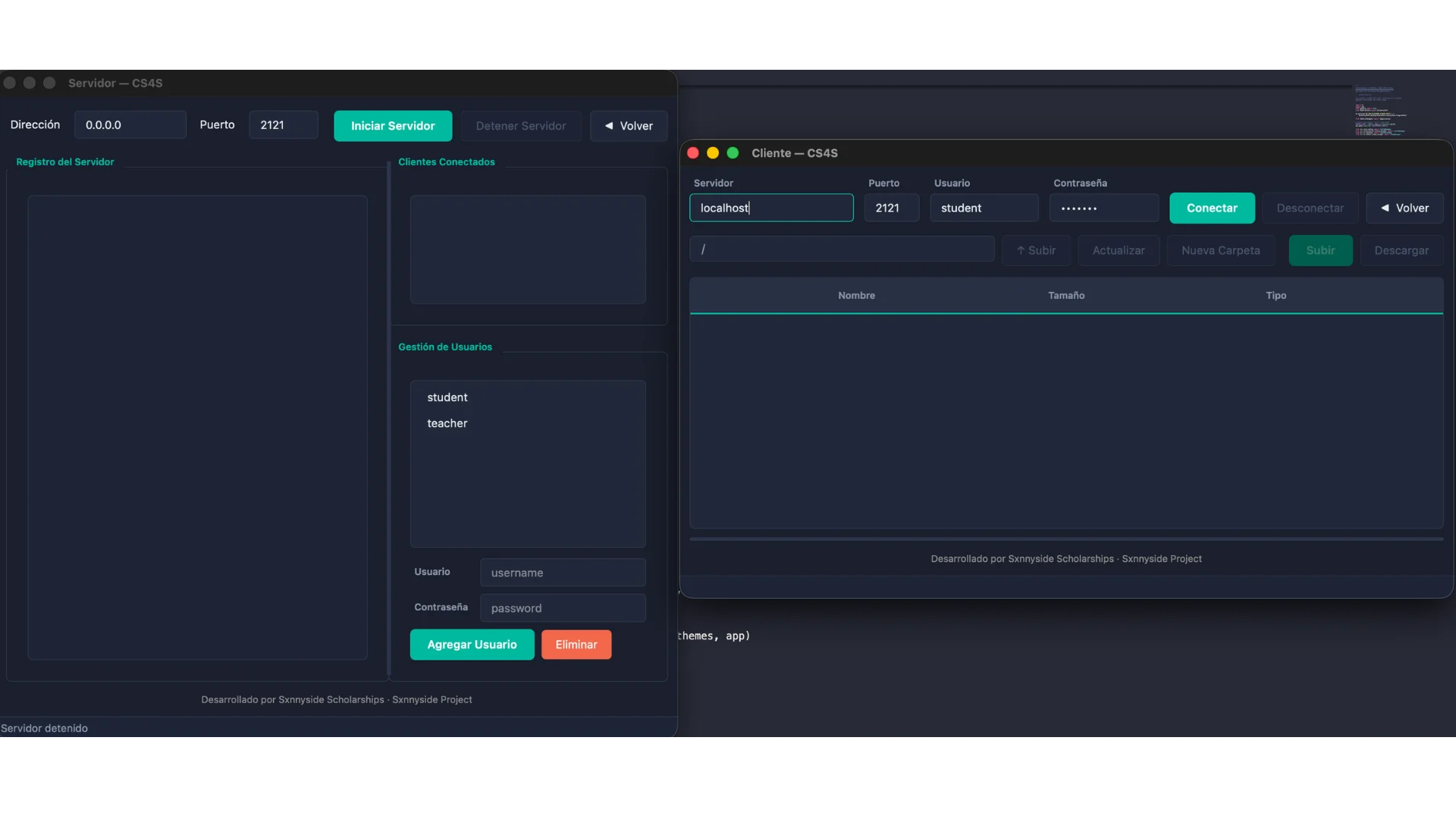Client-Server 4 Students (CS4S)